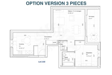 Appartement 4P Rez-de-jardin dans la promotion 11, route des Jurêts à Choulex