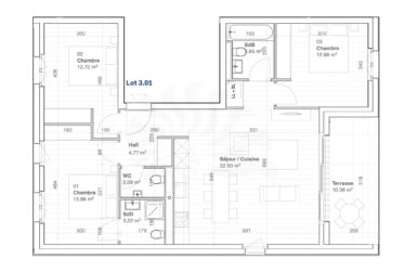 Appartement 5P au premier étage, 11, route des Jurêts à Choulex