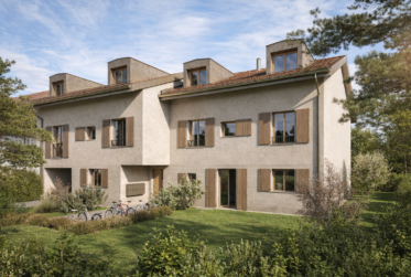 Appartement 3 pièces au 2e étage dans la promotion 11, route des Jurêts à Choulex