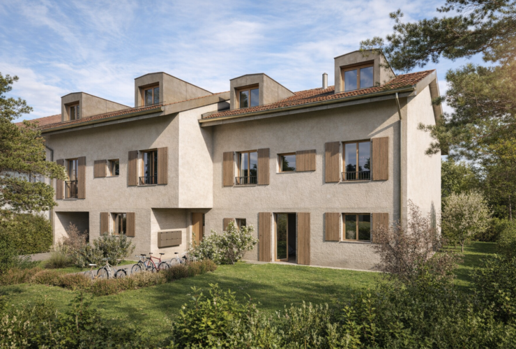 Appartement 3 pièces au 2e étage dans la promotion 11, route des Jurêts à Choulex