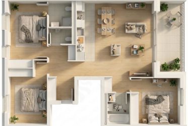 Appartement 5P au 1er étage, 11, route des Jurêts à Choulex