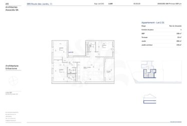 Appartement 5 pièces Rez-de-jardin dans la promotion 11, route des Jurêts à Choulex