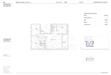Appartement 5P au premier étage, 11, route des Jurêts à Choulex