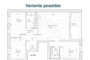 Appartement 5P au 1er étage, 11, route des Jurêts à Choulex