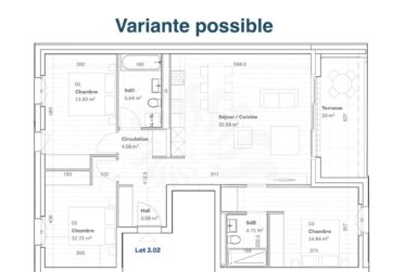 Appartement 5P au 1er étage, 11, route des Jurêts à Choulex